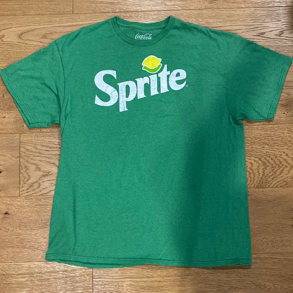 Mens Green Sprite Throwback Shirt Sprite Soda Classic T-Shirt XL